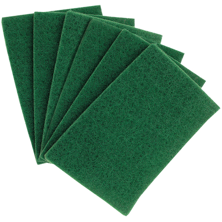 HTI Green Scuff Pads - 6" X 9" - 10 Pads/Pack HT-6910